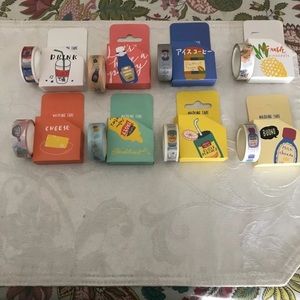 8 Piece Condiments Theme Washi Tape